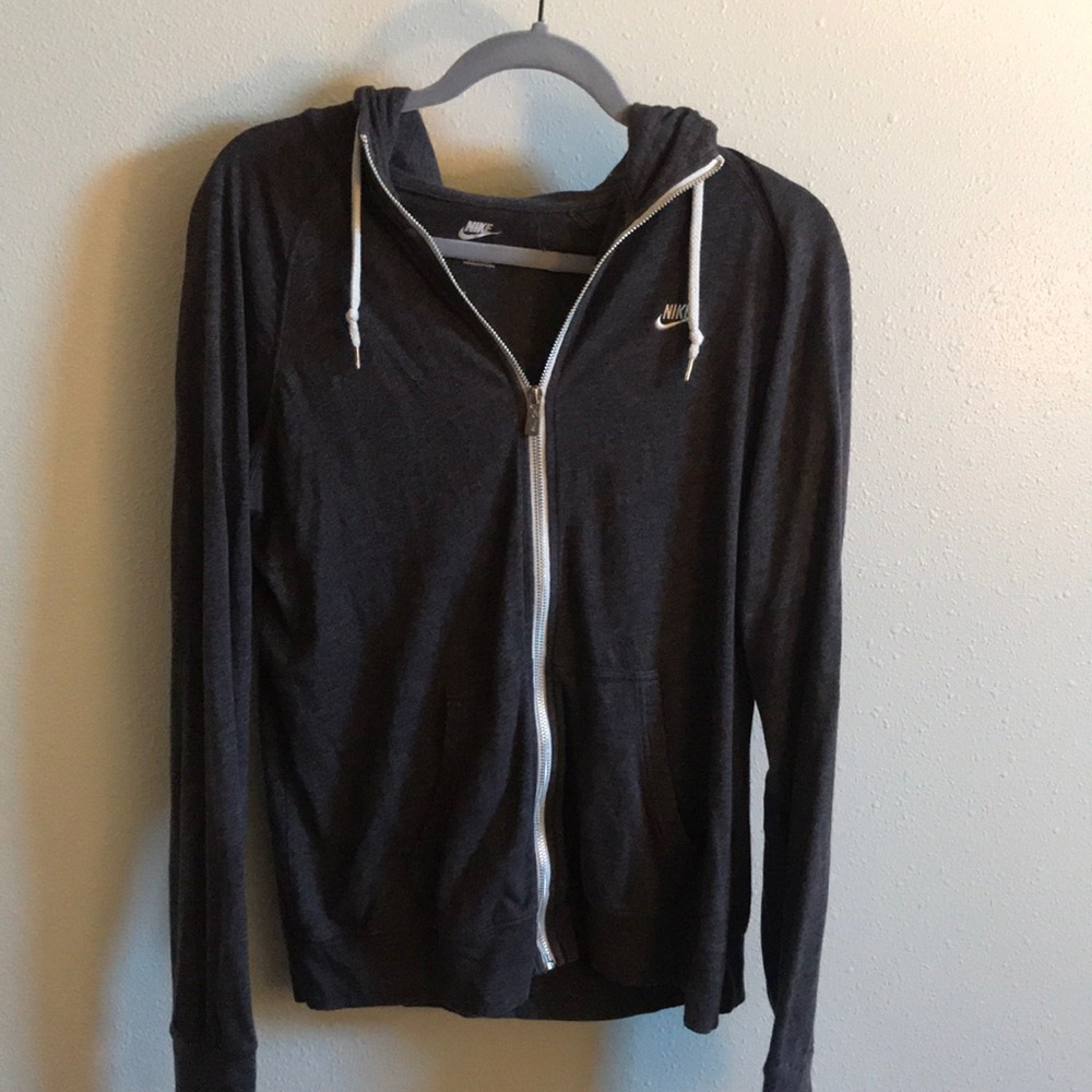 Nike Women’s Gray Zip Up Hoodie